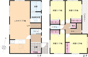 平作2丁目B間取